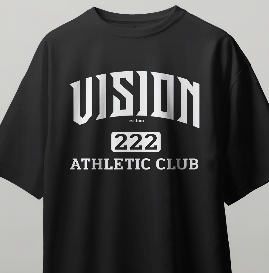 Oversize Kısa Kollu Baskılı Tişört