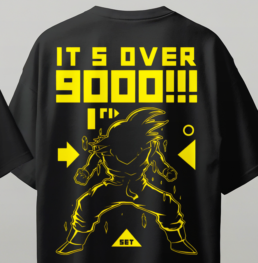 Goku Oversize Kısa Kollu Baskılı Tişört