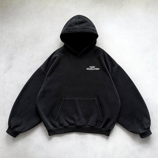 Punk Chaos Boxy Oversize Hoodie