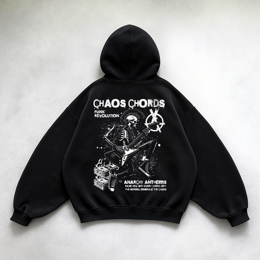 Punk Chaos Boxy Oversize Hoodie