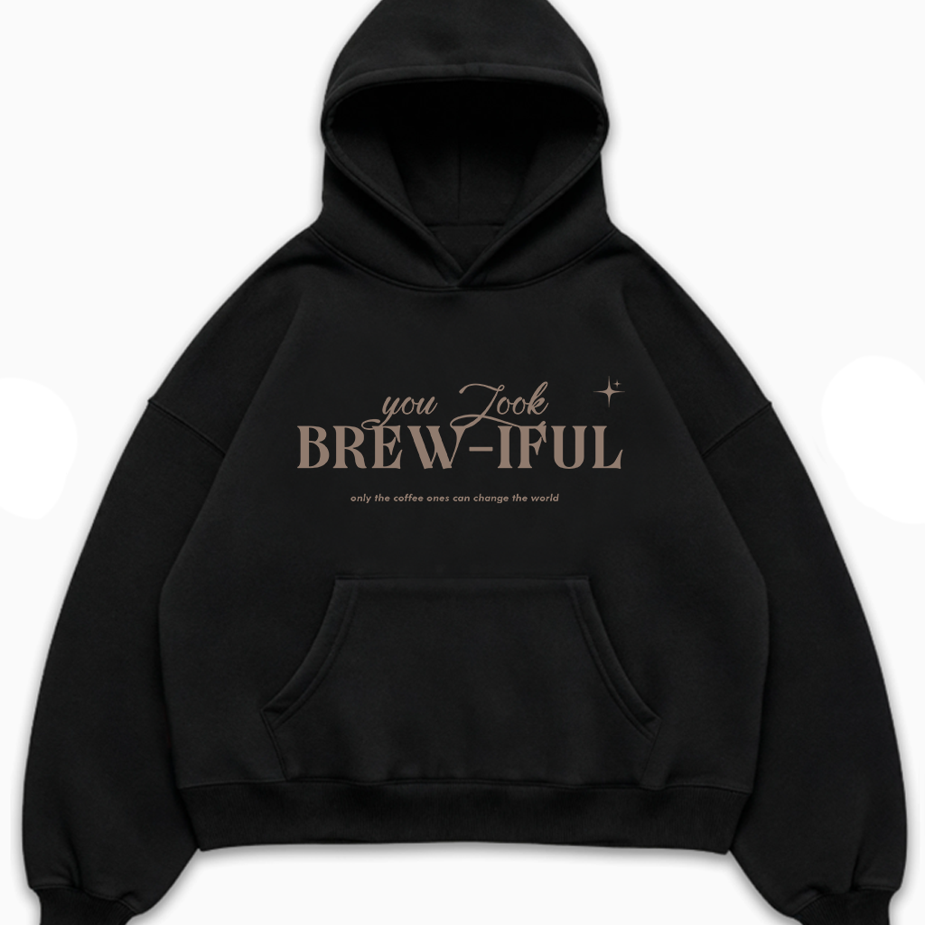 BREW-IFUL Boxy Oversize Hoodie