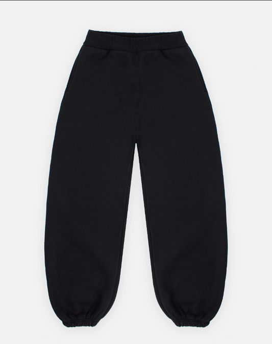 Basic Essential Baggy Eşofman Altı - Siyah