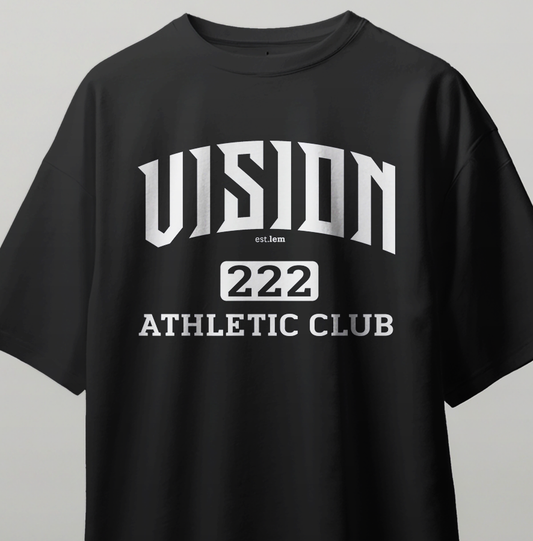 Oversize Kısa Kollu Baskılı Tişört