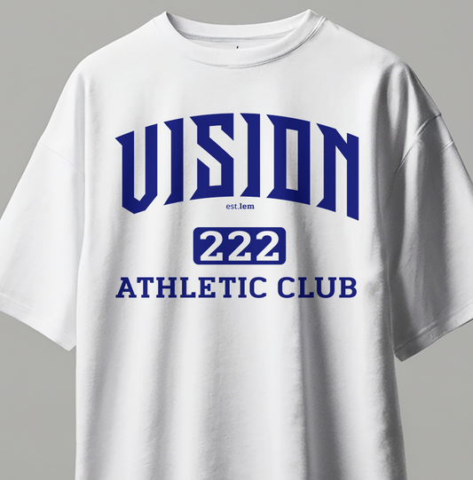 Oversize Kısa Kollu Baskılı Tişört