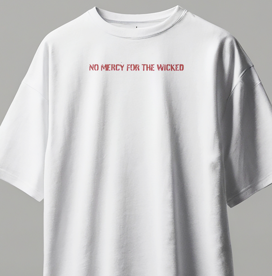 Savage Oversize Kısa Kollu Baskılı Tişört