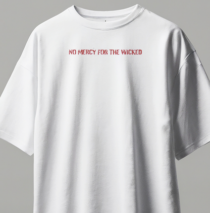 Savage Oversize Kısa Kollu Baskılı Tişört