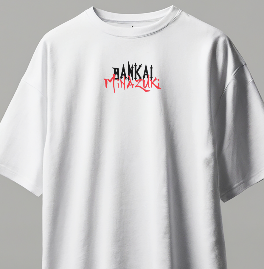 Bankai Minazuki Oversize Kısa Kollu Baskılı Tişört