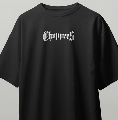 Choppers Oversize Kısa Kollu Baskılı Tişört