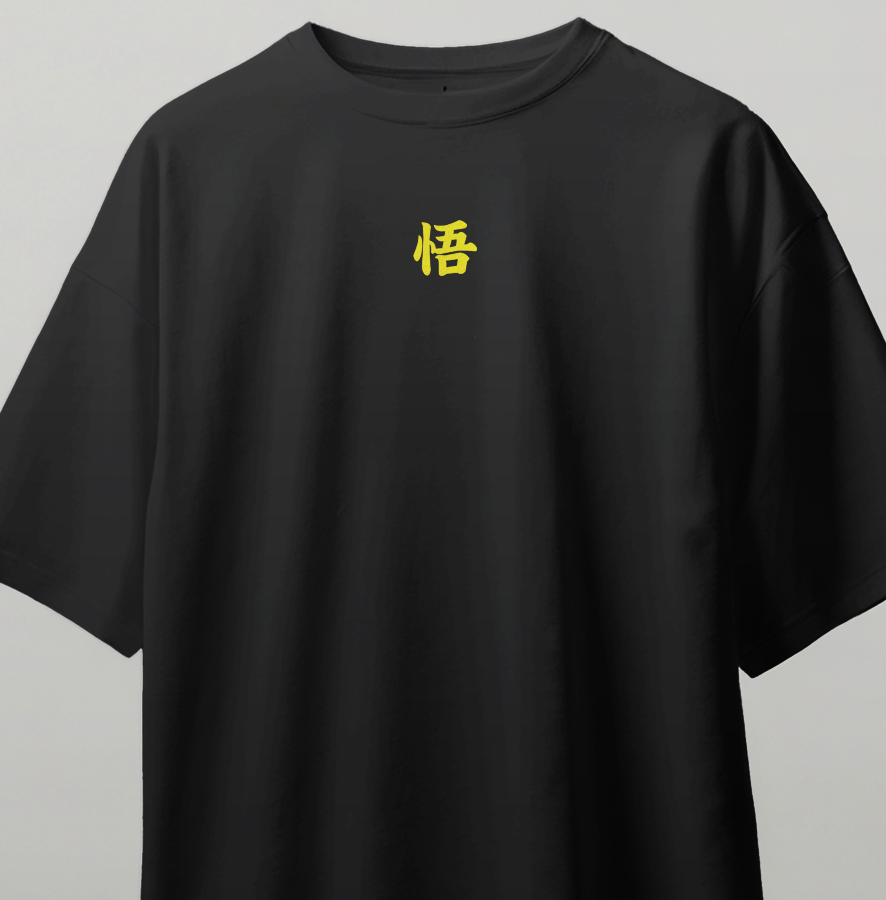 Goku Oversize Kısa Kollu Baskılı Tişört