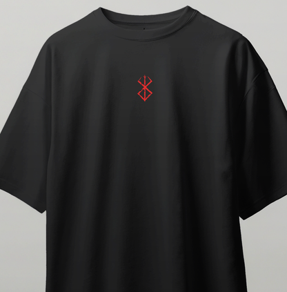 Berserk Oversize Kısa Kollu Baskılı Tişört