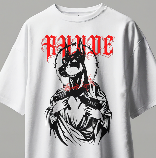 Rhude Oversize Kısa Kollu Baskılı Tişört