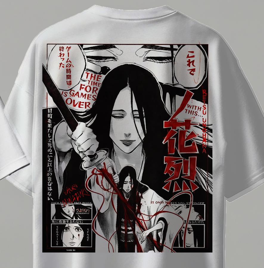 Bankai Minazuki Oversize Kısa Kollu Baskılı Tişört